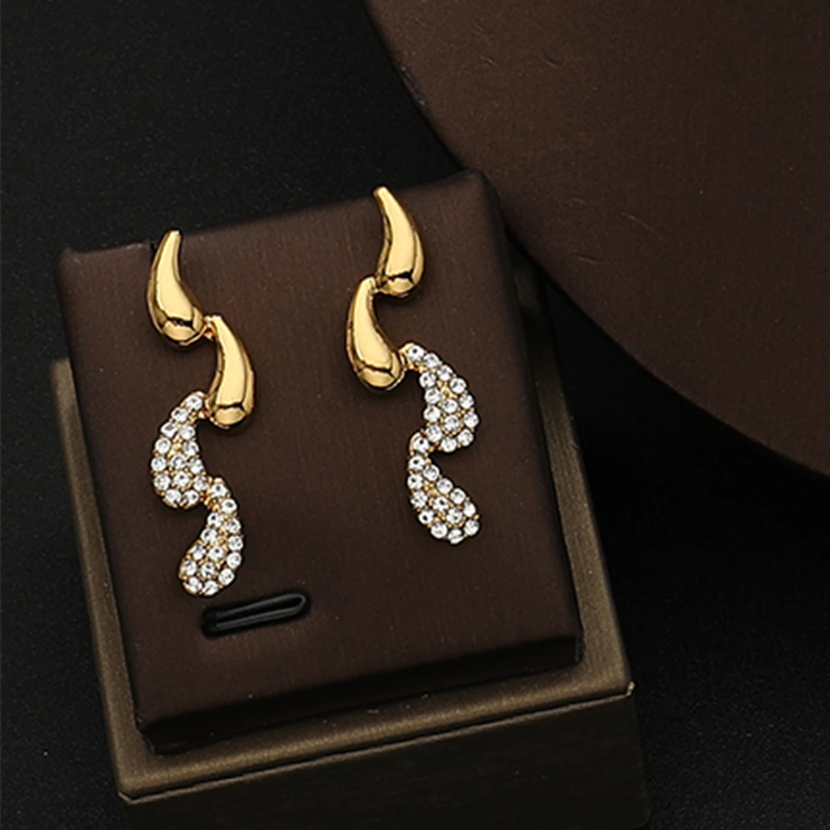 2026 New Hot sale High-end Design water droplets Necklace Pendant Earrings ring Jewelry Set Luxury Elegant Banquet Preferred