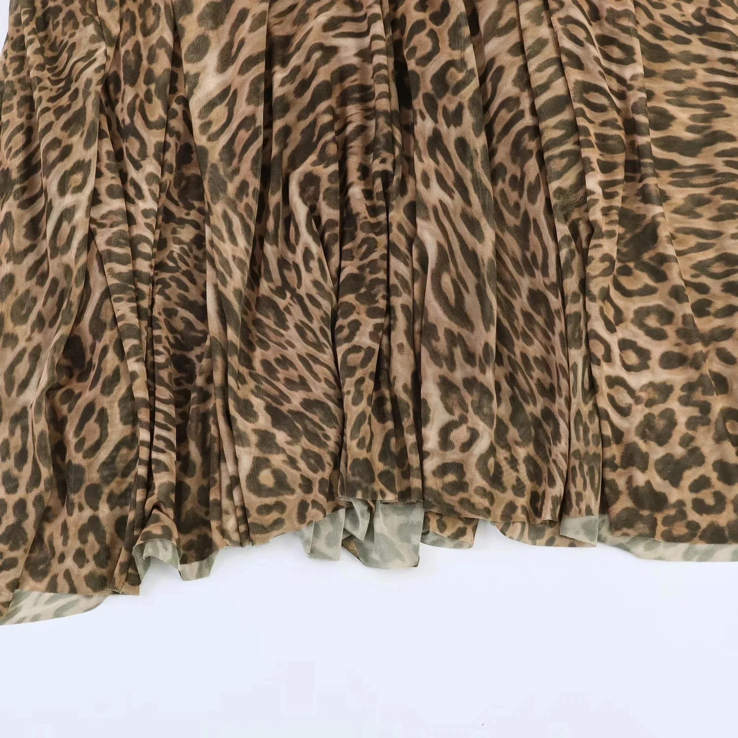 KONDALA Vintage Sexy Women Long Cami Chiffon Dress Leopard Beach Holiday Party Dress Fashion 2026 Spring Summer Elegant Dress