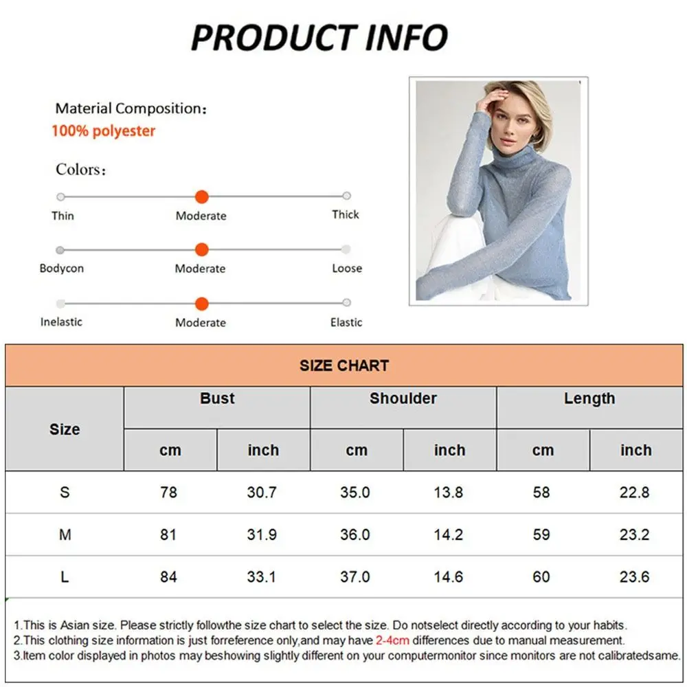 Fashion Knitted Chic Bottom Sweaters Hollow Out Casual Turtleneck Pullover Soft Base Style Pullovers Travel Wear