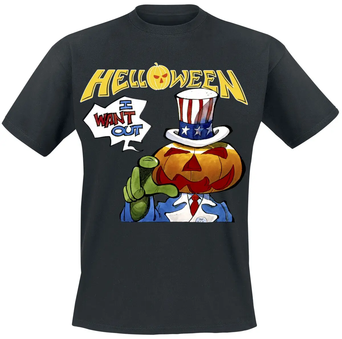 Dr. Stein Helloween T-Shirt Men Women Vintage Metal Rock Band Graphic Tee 100% Cotton Summer Streetwear Top