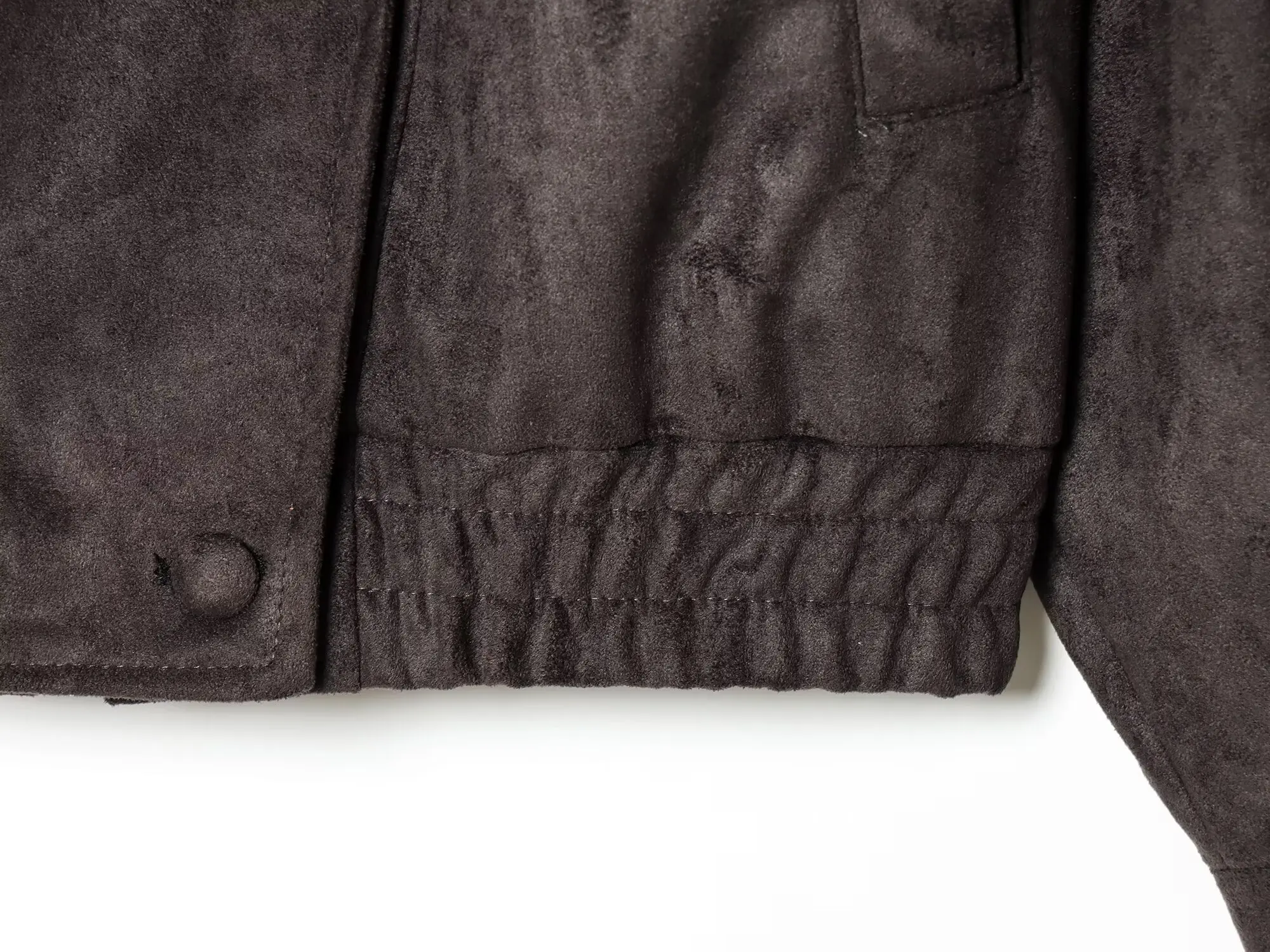 TFMLN Spring New Women Suede Leather Jacket Fashion High Collar Long Sleeve Causal Loose Jacket Coats Female Chic Streetwear