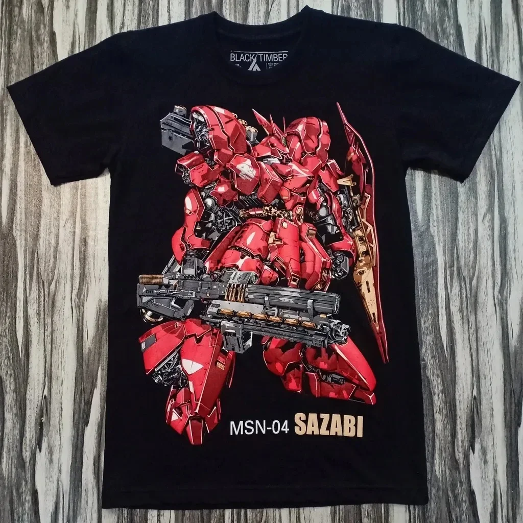 Mobile Suit Gundam Anime THE WITCH OF MERCURY STRIKE FREEDOM F90 Printed T-shirt Men's and Women's T-shirt Men's Top 2026 Summer