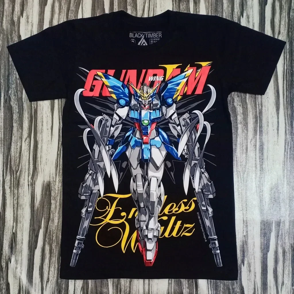 Mobile Suit Gundam Anime THE WITCH OF MERCURY STRIKE FREEDOM F90 Printed T-shirt Men's and Women's T-shirt Men's Top 2026 Summer