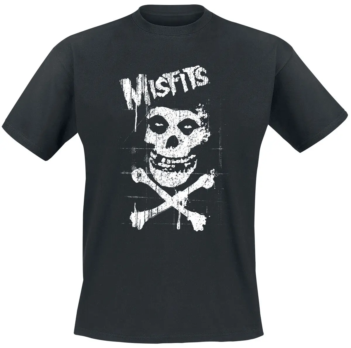Splat Art Glow in The Dark Misfits T-Shirt Men Women Metal Rock Band Graphic Tee 100% Cotton Summer Streetwear Top