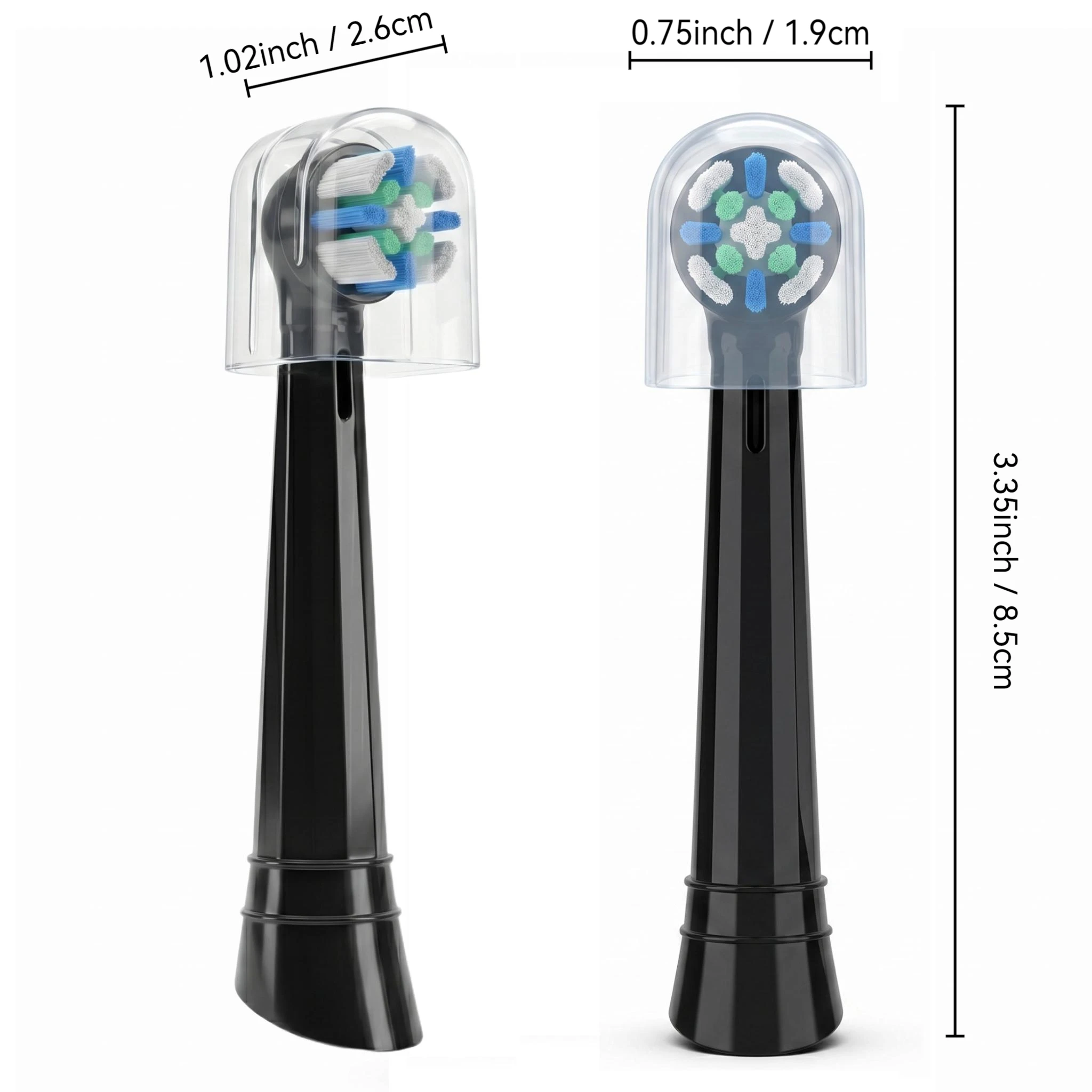 8Pcs/4Pcs Electric Toothbrush Replacement Heads Compatible with Oral IO Series Compatible with OLB