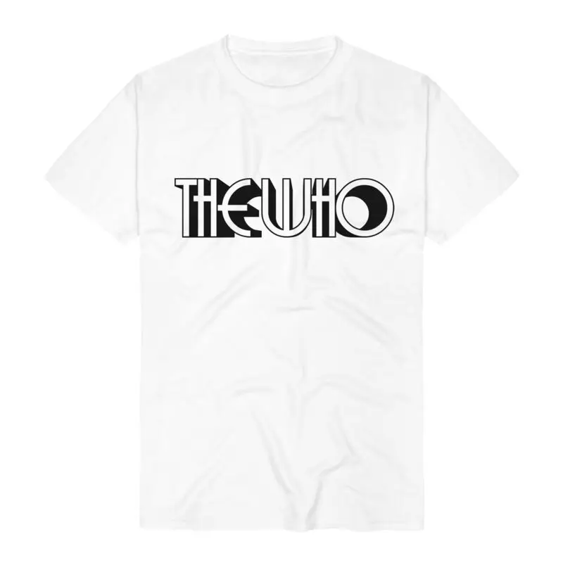 Logo The Who T-Shirt 100% Cotton Graphic Tee Men Women Summer Streetwear Top