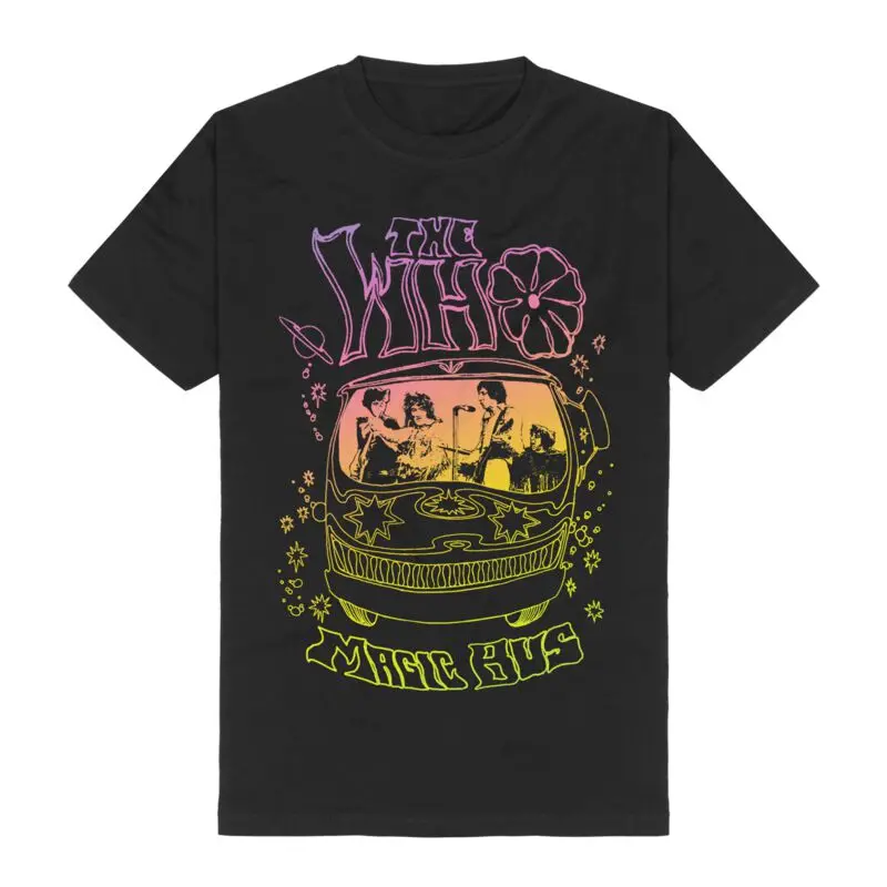 Logo The Who T-Shirt 100% Cotton Graphic Tee Men Women Summer Streetwear Top
