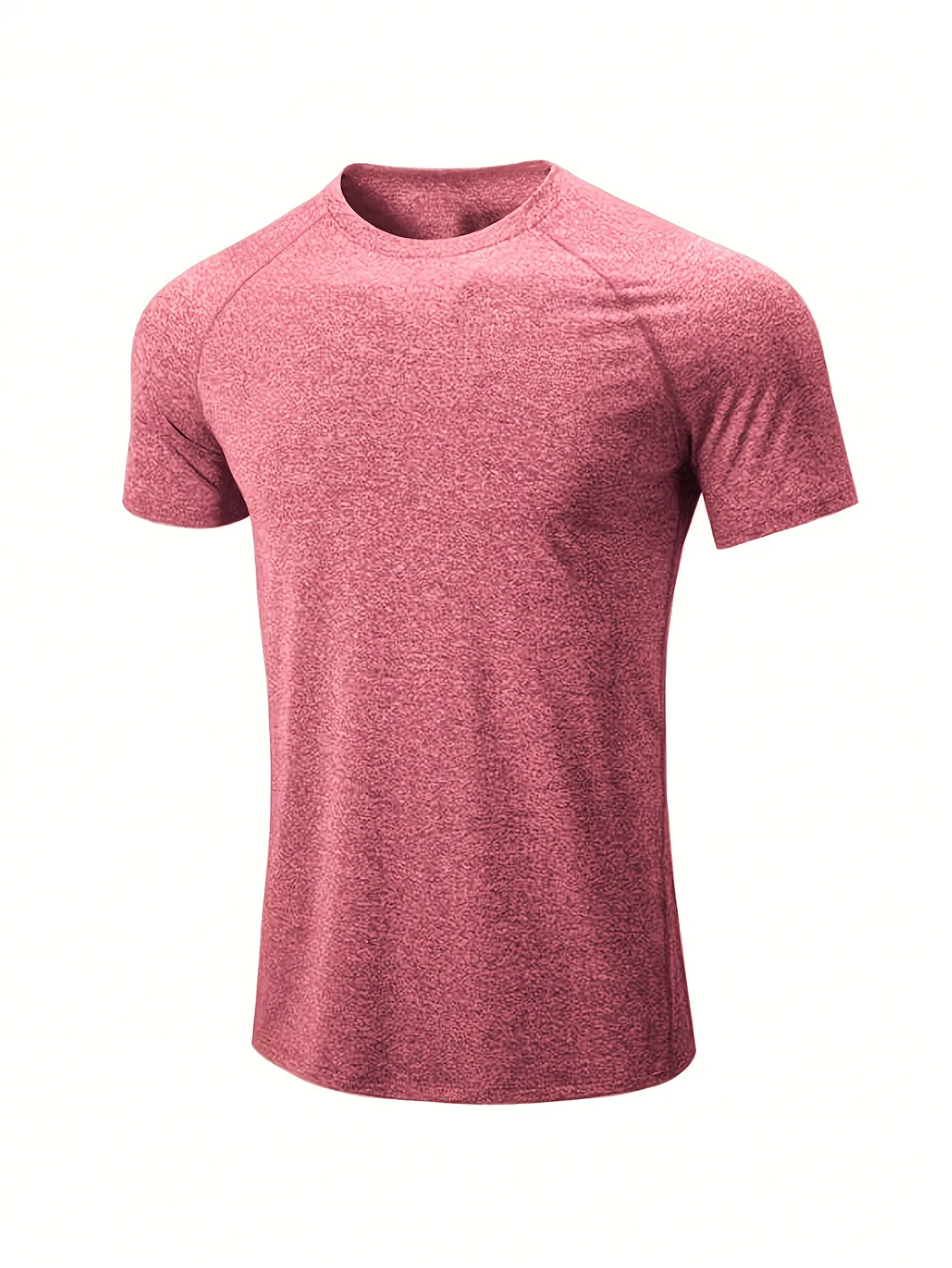 Man T Shirt Men Fitness T-shirt Exercise Short-Sleeved Men's Running Tees Gym Training Stretch Tops Summer Sports Tshirt