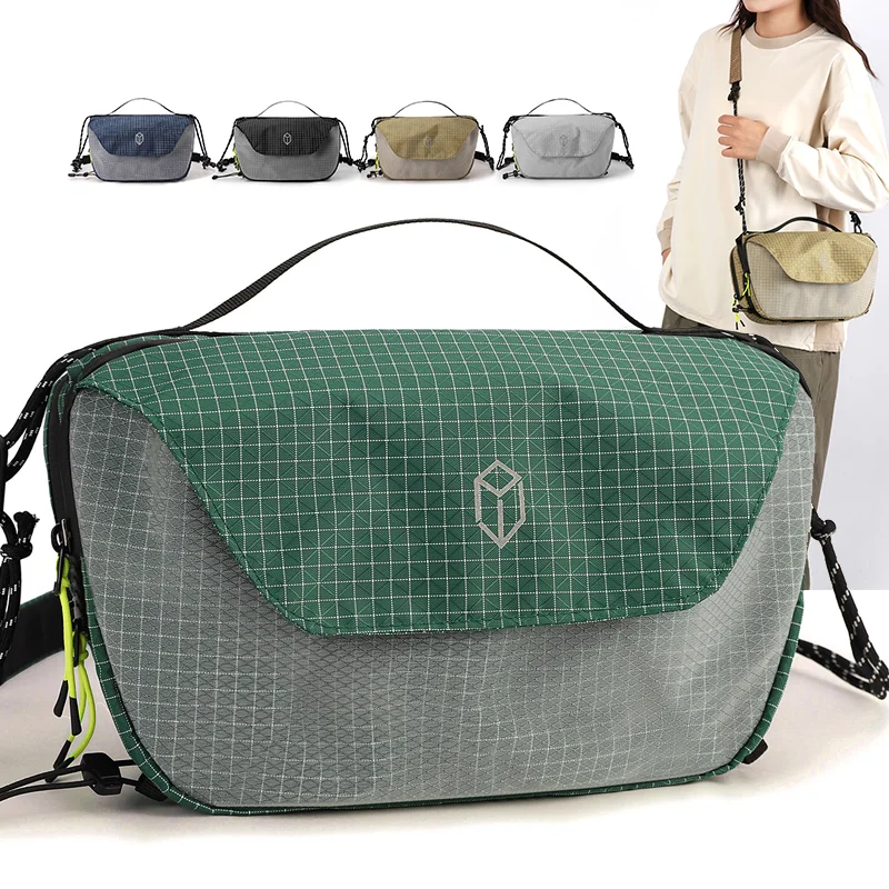 Fashion Waterproof Crossbody Bags Reflective Design Unisex Chest Bags Travel Storage Shoulder Bags Handbags Man's Messenger Bag