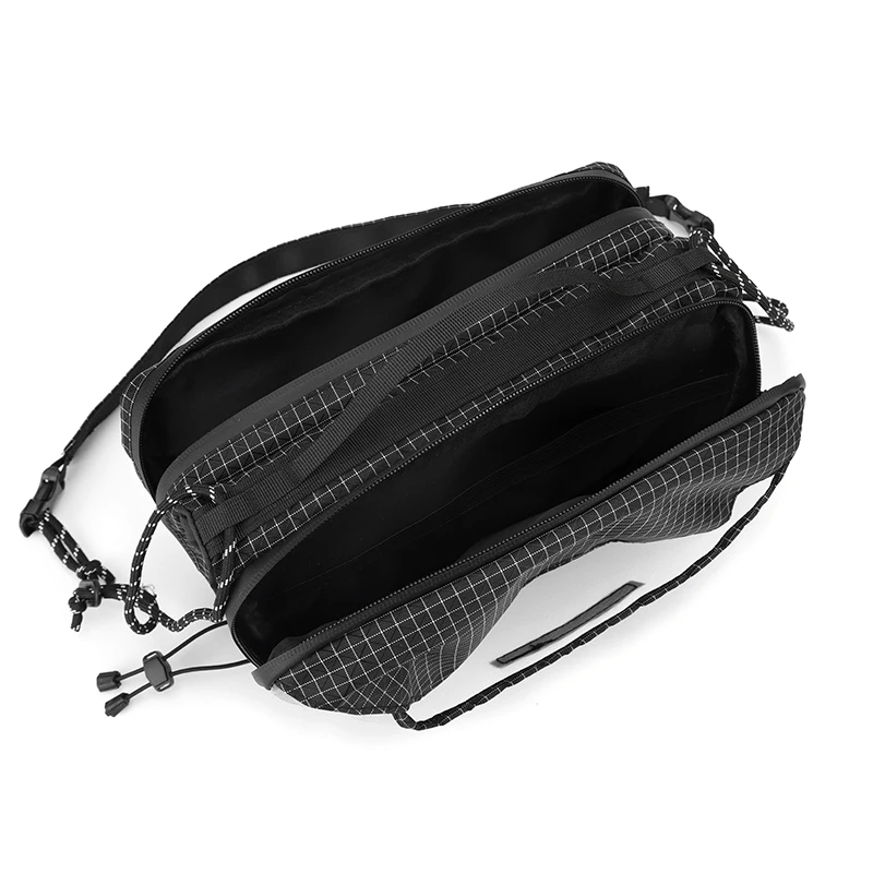 Fashion Waterproof Crossbody Bags Reflective Design Unisex Chest Bags Travel Storage Shoulder Bags Handbags Man's Messenger Bag