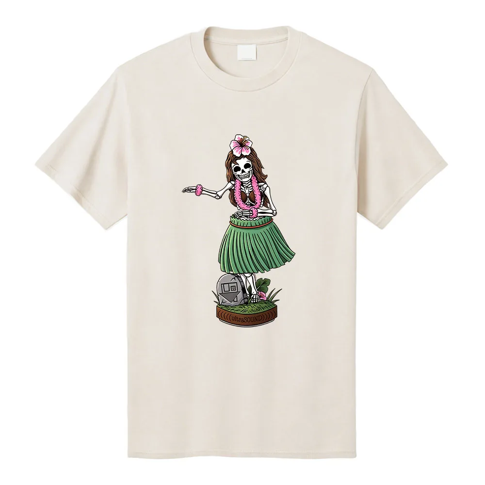 Hula Girl Graphic T-shirt The Neighborhood Band NBHD Design Tshirts Short Sleeve Cotton Summer Unisex Streetwear Women Tee Merch