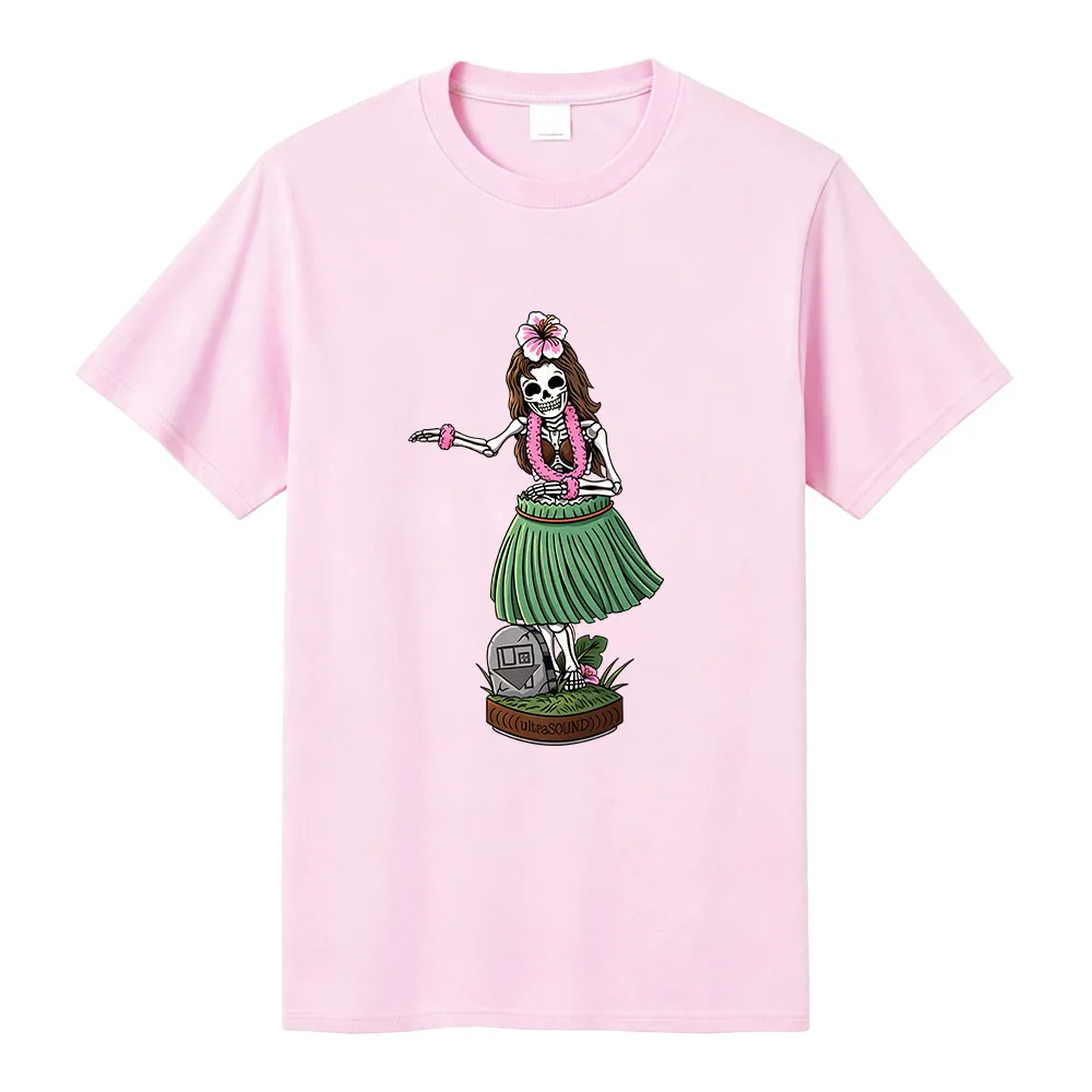Hula Girl Graphic T-shirt The Neighborhood Band NBHD Design Tshirts Short Sleeve Cotton Summer Unisex Streetwear Women Tee Merch