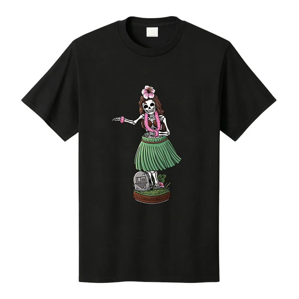 Hula Girl Graphic T-shirt The Neighborhood Band NBHD Design Tshirts Short Sleeve Cotton Summer Unisex Streetwear Women Tee Merch