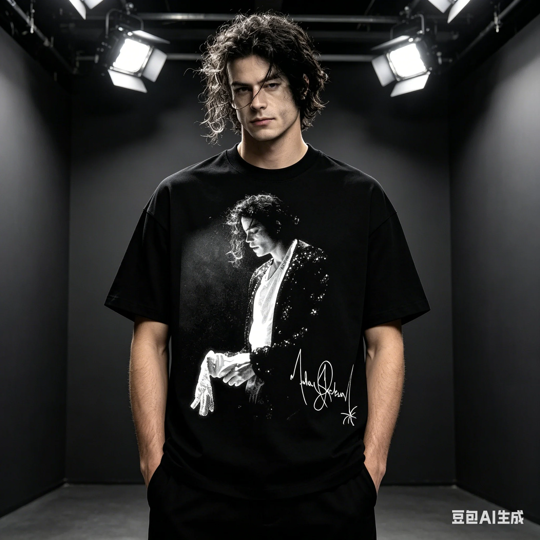 Michael Jackson Vintage kids T-shirt Men and Women Summer Cotton Y2K Clothing Casual Fashion Round Neck Short Sleeved Tee Fan