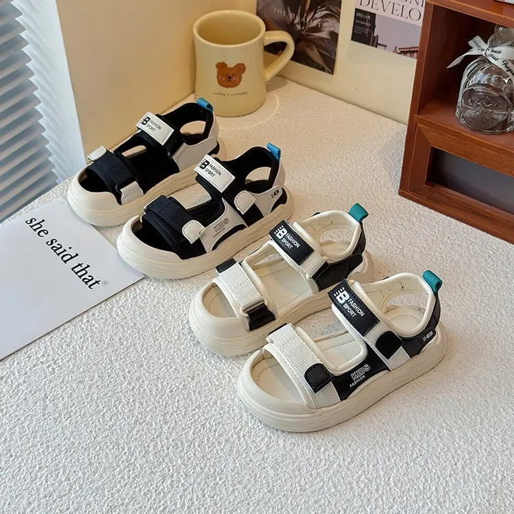 Kids Fashion Sport Sandals Girls Boys 2026 New Summer Casual Outdoor Non Slip Sandals Children's Lightweight Design Beach Shoes