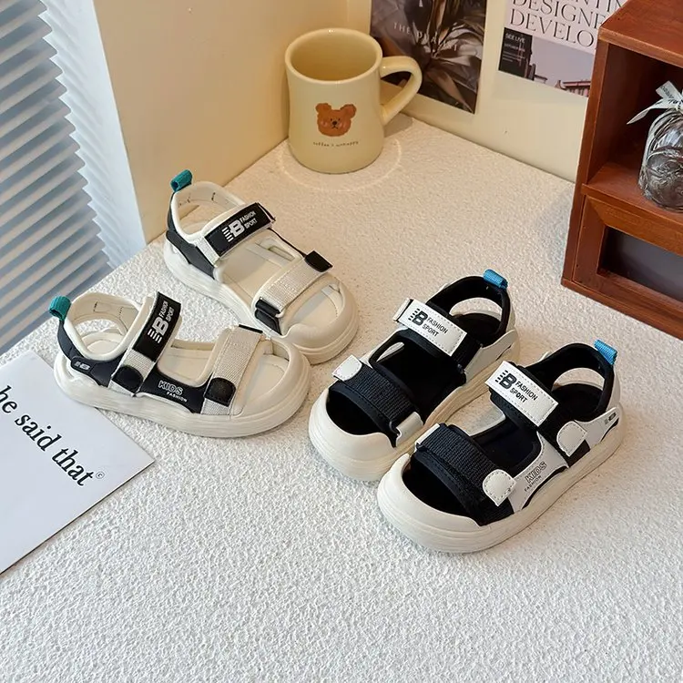 Kids Fashion Sport Sandals Girls Boys 2026 New Summer Casual Outdoor Non Slip Sandals Children's Lightweight Design Beach Shoes