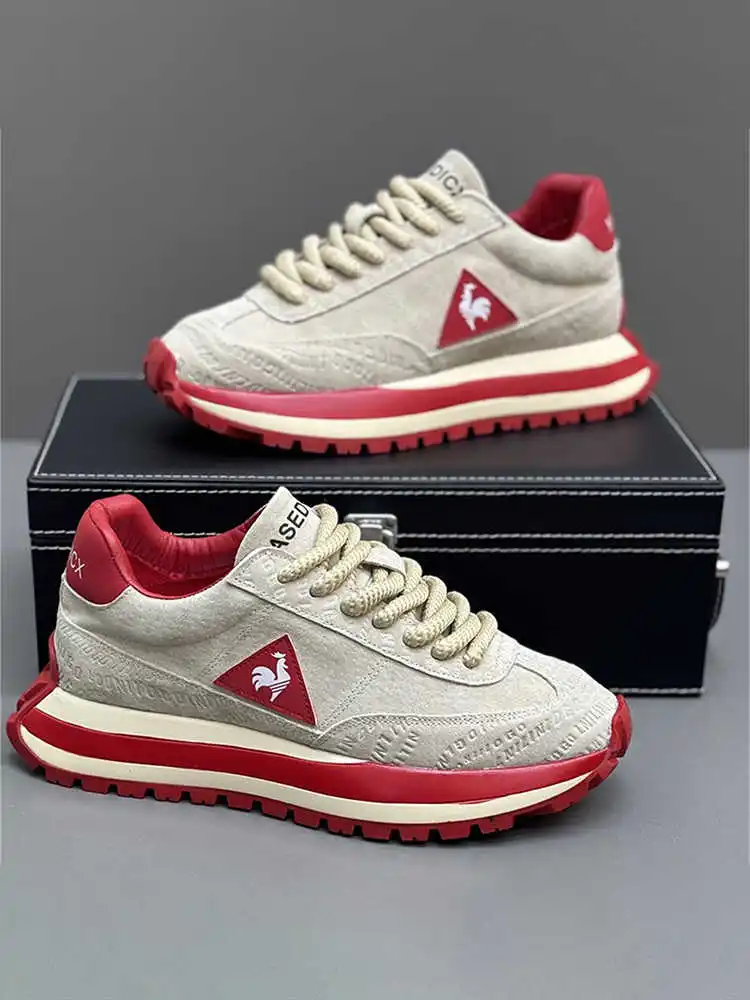 Men's Versatile Lightweight Sporty Casual Shoes Breathable Comfortable Rubber Sole Running Shoes High Elasticity Fall Season