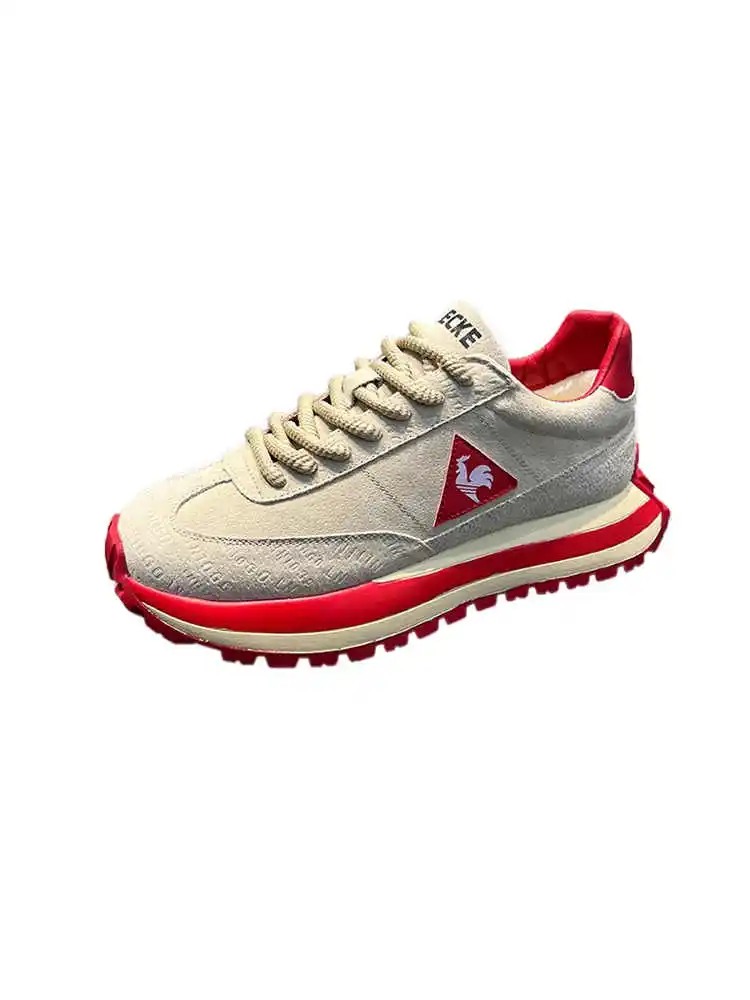 Men's Versatile Lightweight Sporty Casual Shoes Breathable Comfortable Rubber Sole Running Shoes High Elasticity Fall Season