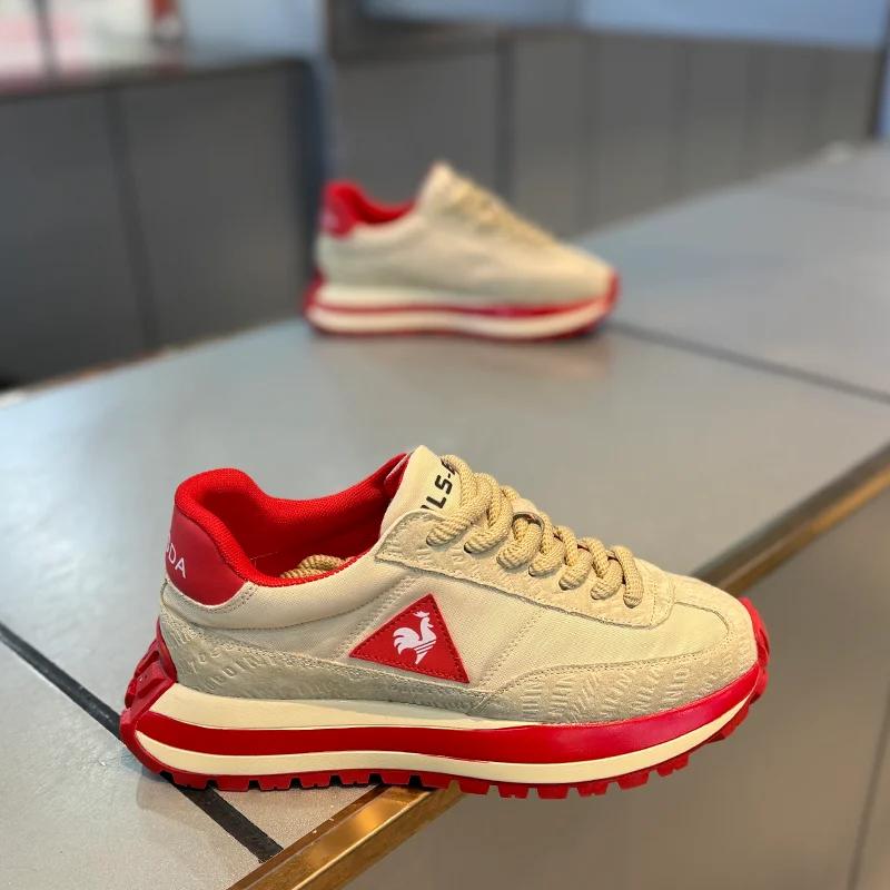 Men's Versatile Lightweight Sporty Casual Shoes Breathable Comfortable Rubber Sole Running Shoes High Elasticity Fall Season