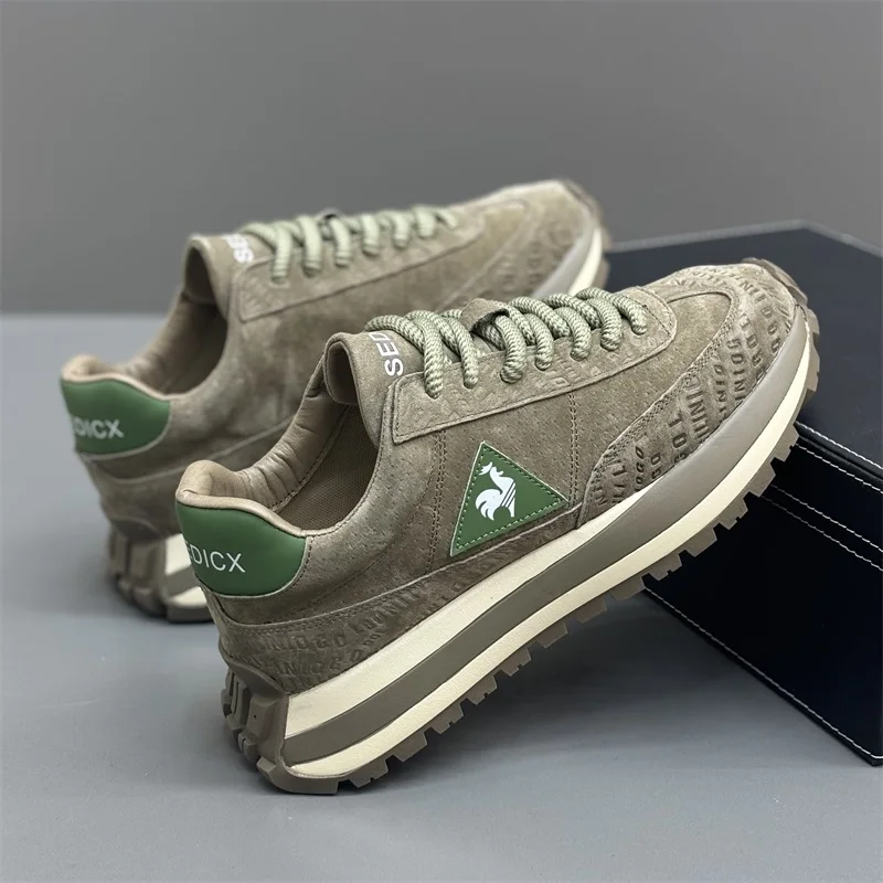 Men's Versatile Lightweight Sporty Casual Shoes Breathable Comfortable Rubber Sole Running Shoes High Elasticity Fall Season