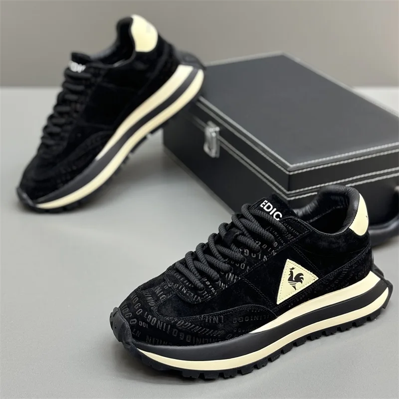 Men's Versatile Lightweight Sporty Casual Shoes Breathable Comfortable Rubber Sole Running Shoes High Elasticity Fall Season