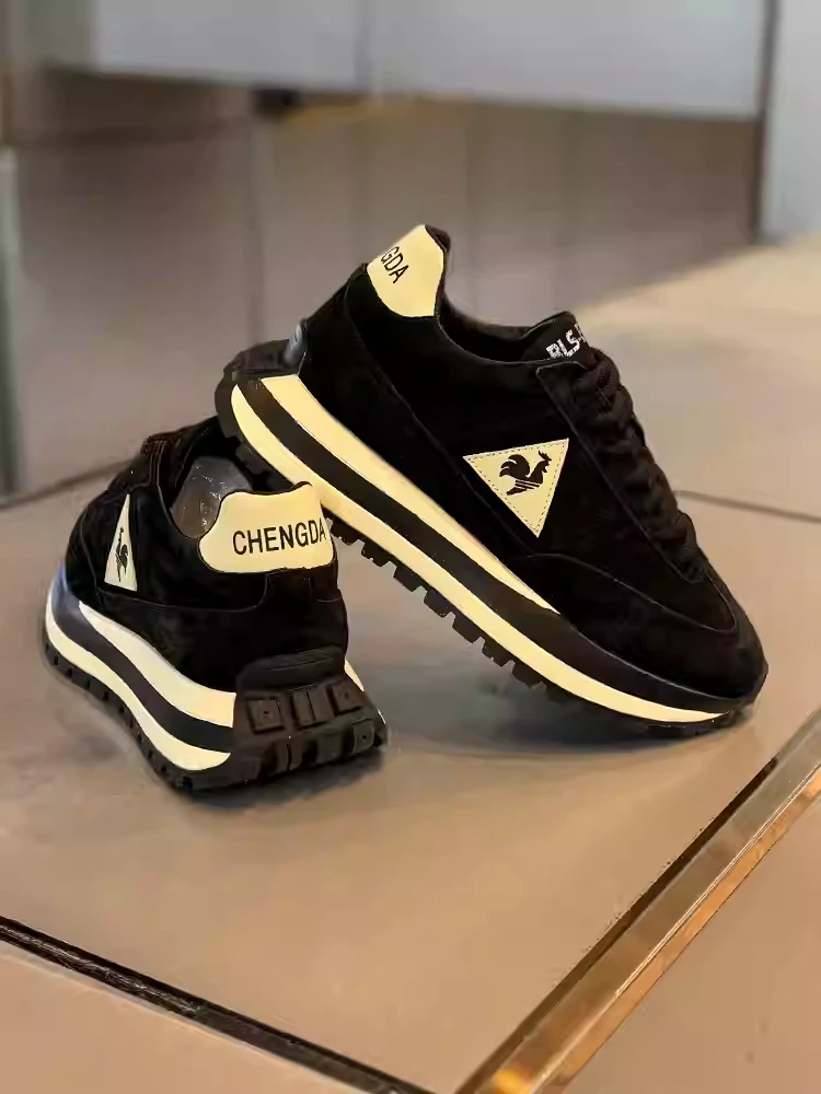 Men's Versatile Lightweight Sporty Casual Shoes Breathable Comfortable Rubber Sole Running Shoes High Elasticity Fall Season