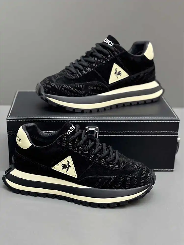 Men's Versatile Lightweight Sporty Casual Shoes Breathable Comfortable Rubber Sole Running Shoes High Elasticity Fall Season