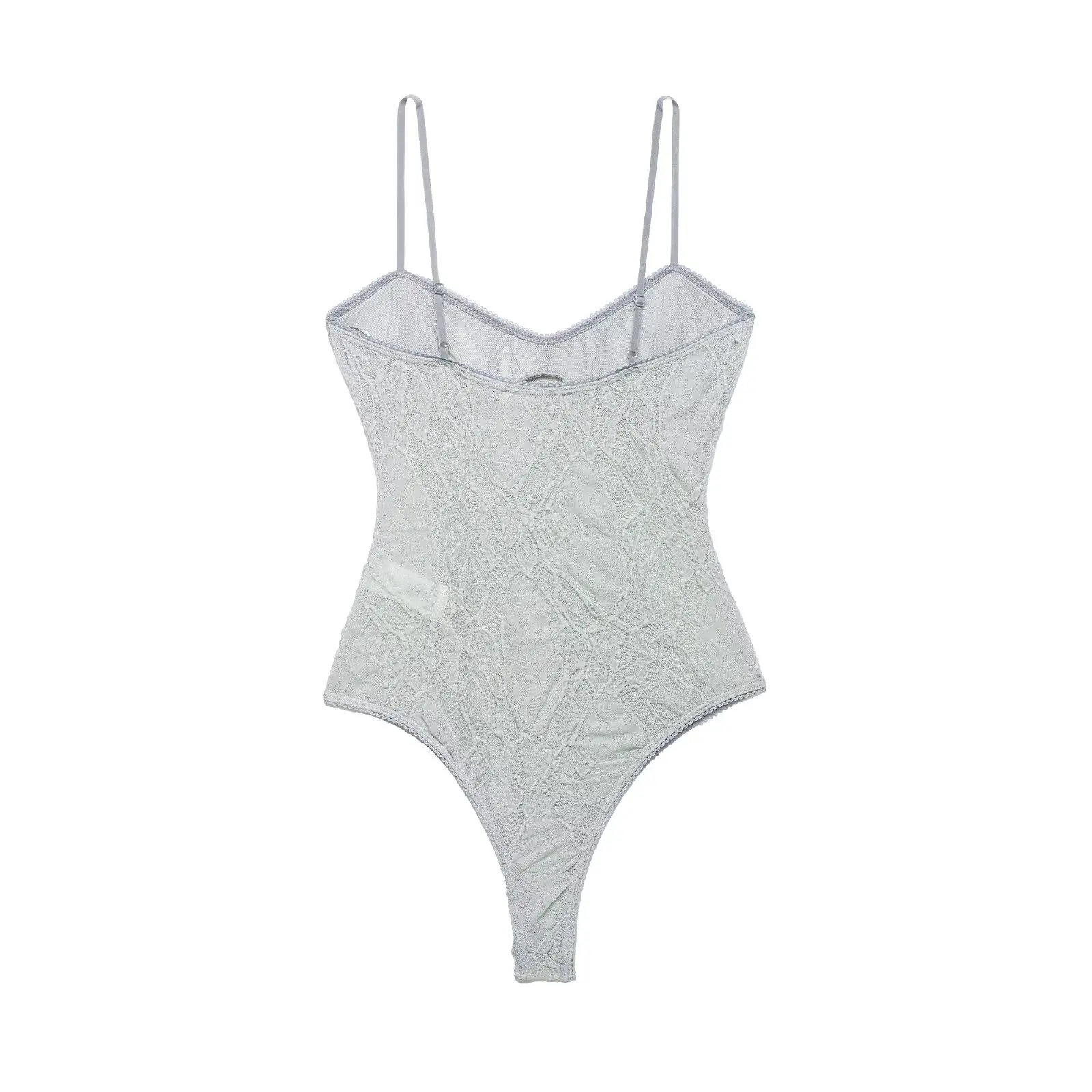 KLKXMYT Women Lace Patchwork Bodysuit Thin Strap Slim Fit Camisole Tops Summer Translucent Sexy Jumpsuit Party Clubwear