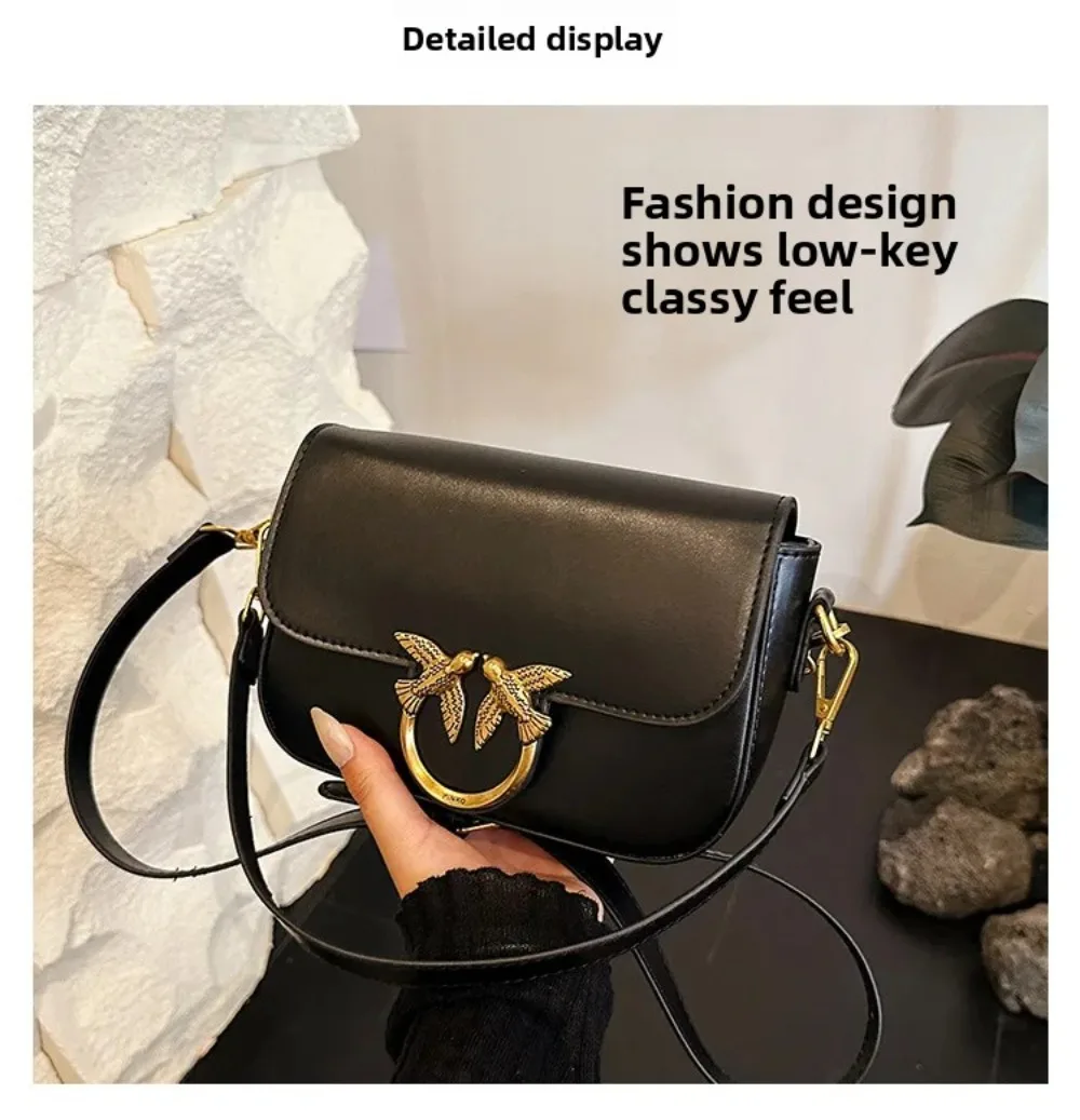 Fashion Design Women's Crossbody Shoulder Bag with Compact Small Square Design, Suitable for Daily Office and Leisure Activities