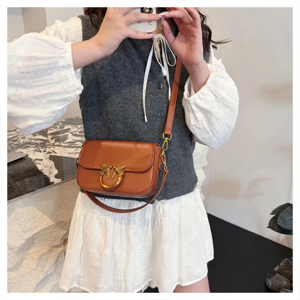 Fashion Design Women's Crossbody Shoulder Bag with Compact Small Square Design, Suitable for Daily Office and Leisure Activities