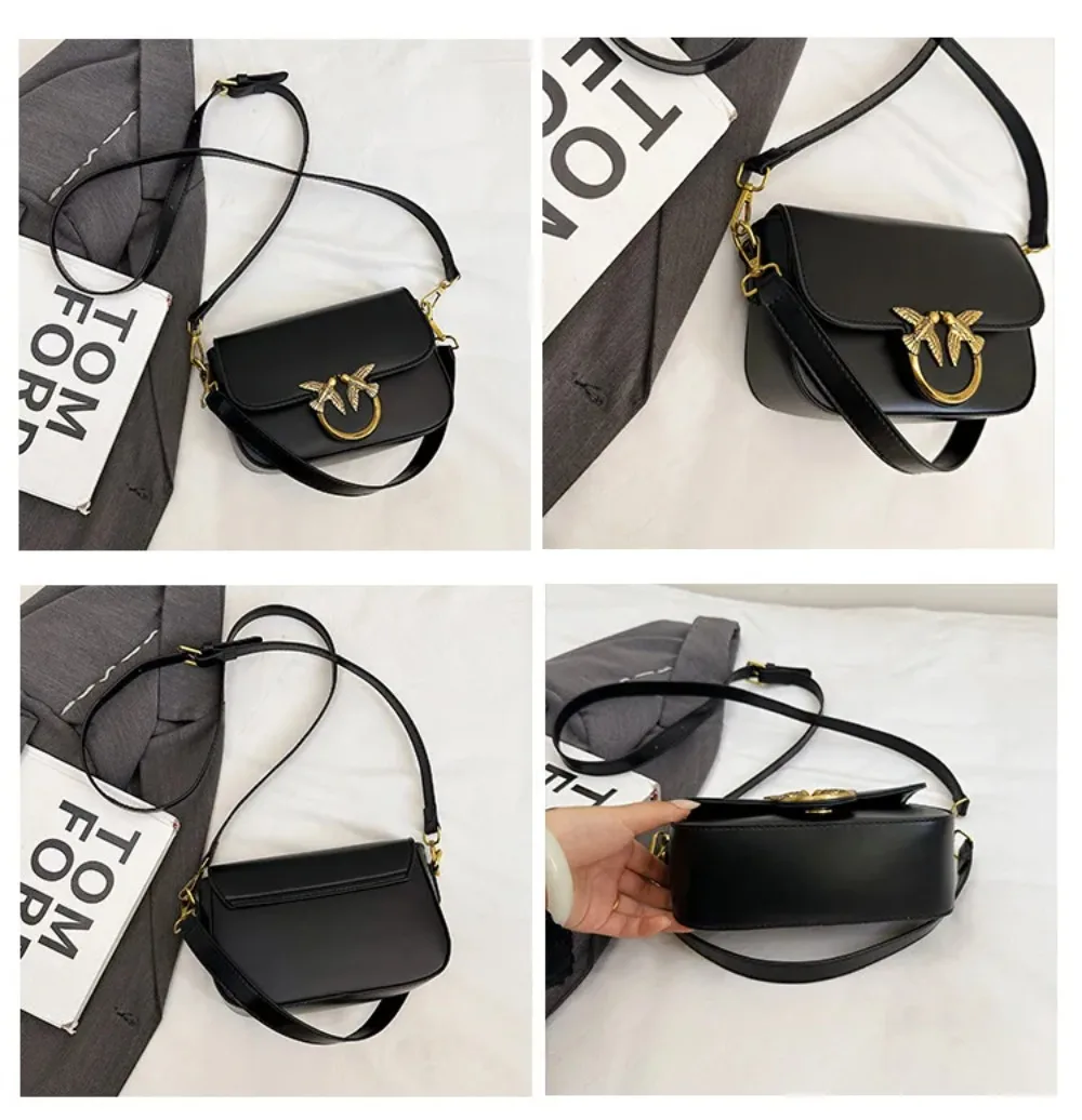 Fashion Design Women's Crossbody Shoulder Bag with Compact Small Square Design, Suitable for Daily Office and Leisure Activities