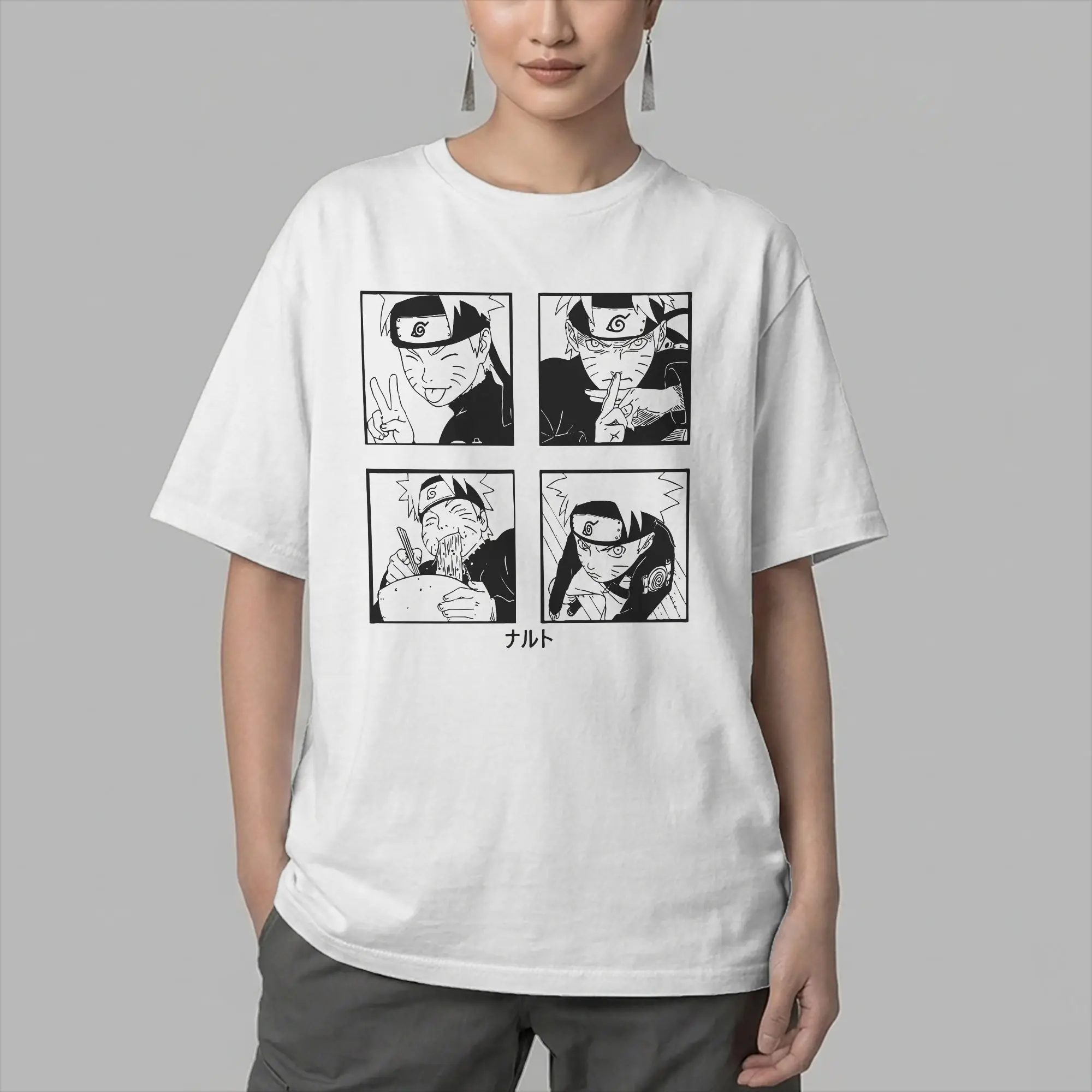 Team Naruto T-Shirts Men Creative 100% Cotton Tee Shirt Crewneck Short Sleeve T Shirt Birthday Present Tops