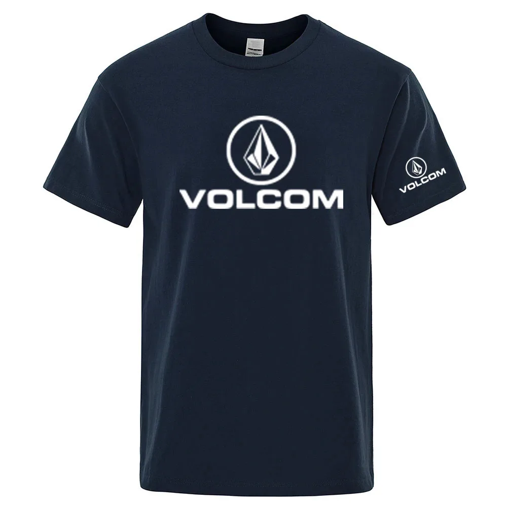 VOLCOM 2026 New Men's Quick Dry Ordinary Designer Thin Short Sleeve Sport T Shirt Fitness Breathable Versatile Tops