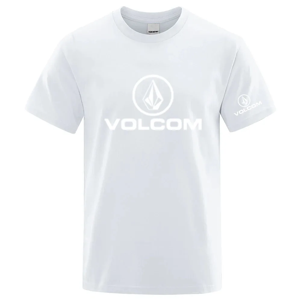 VOLCOM 2026 New Men's Quick Dry Ordinary Designer Thin Short Sleeve Sport T Shirt Fitness Breathable Versatile Tops