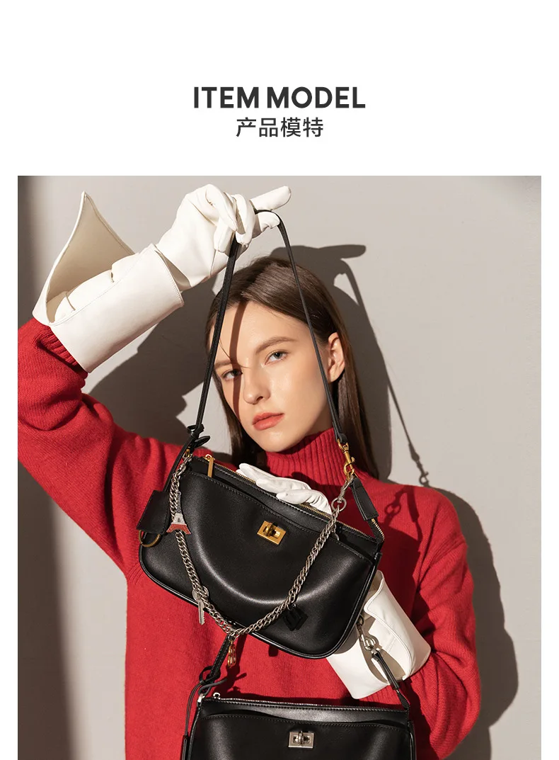 Paris Classic Tote Bag For Women Luxury Brand Split Leather Metal Buckle Underarm Bags Ladies Casual Street Style Shoulder Bag