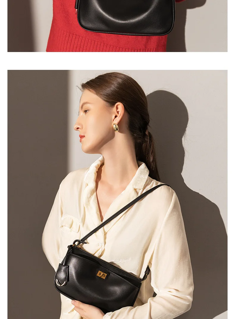 Paris Classic Tote Bag For Women Luxury Brand Split Leather Metal Buckle Underarm Bags Ladies Casual Street Style Shoulder Bag