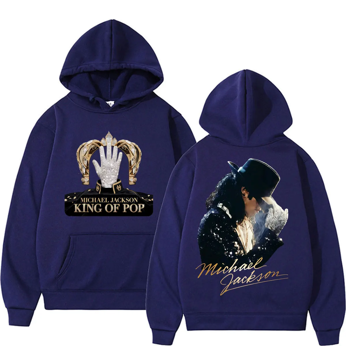 King of Pop Michael Jackson Album Cover Hoodie Men's Clothes Harajuku Fashion Hip Hop Sweatshirt Casual Fleece Oversized Hoodies