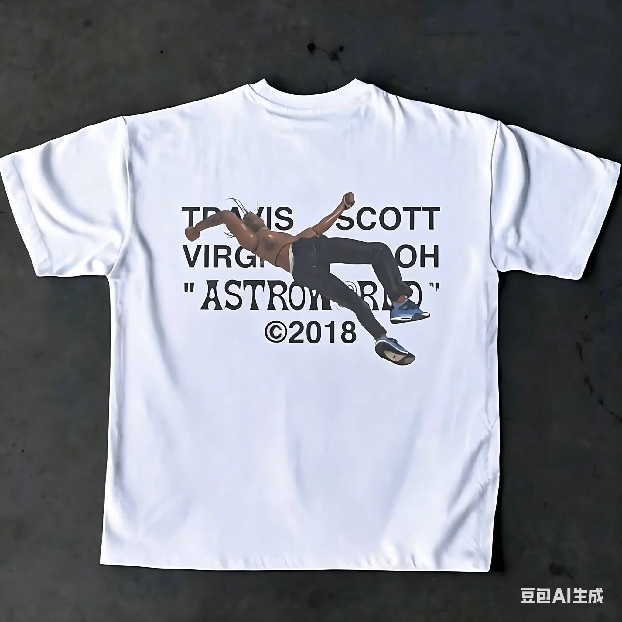Travis Scott X Virgil Abloh Astroworld 2026 Graphic Tee Vintage Rap Hip Hop Streetwear Shirt The Flame Concert Merch Inspired