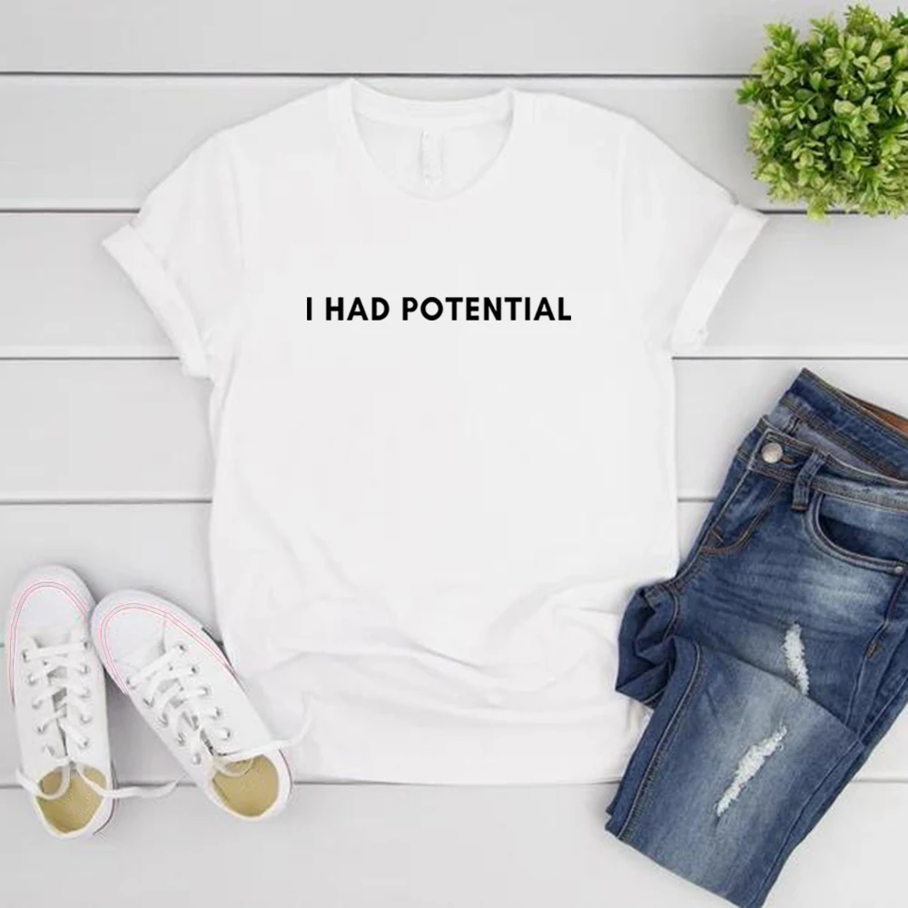 Dr Grace's I Had Potential Shirt Project Hail Mary Tshirt Jazz Hands Tee Unisex Short Sleeve Graphic Tees Tv Show Inspired Tops