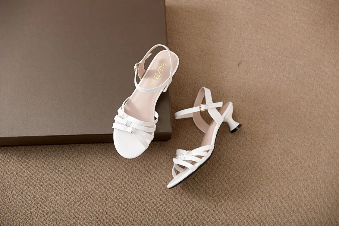 Morning Dew Kitten Heel Pumps for Women Pointed Toe V-Neck Woven Detail Lightweight Evening Party Shoes