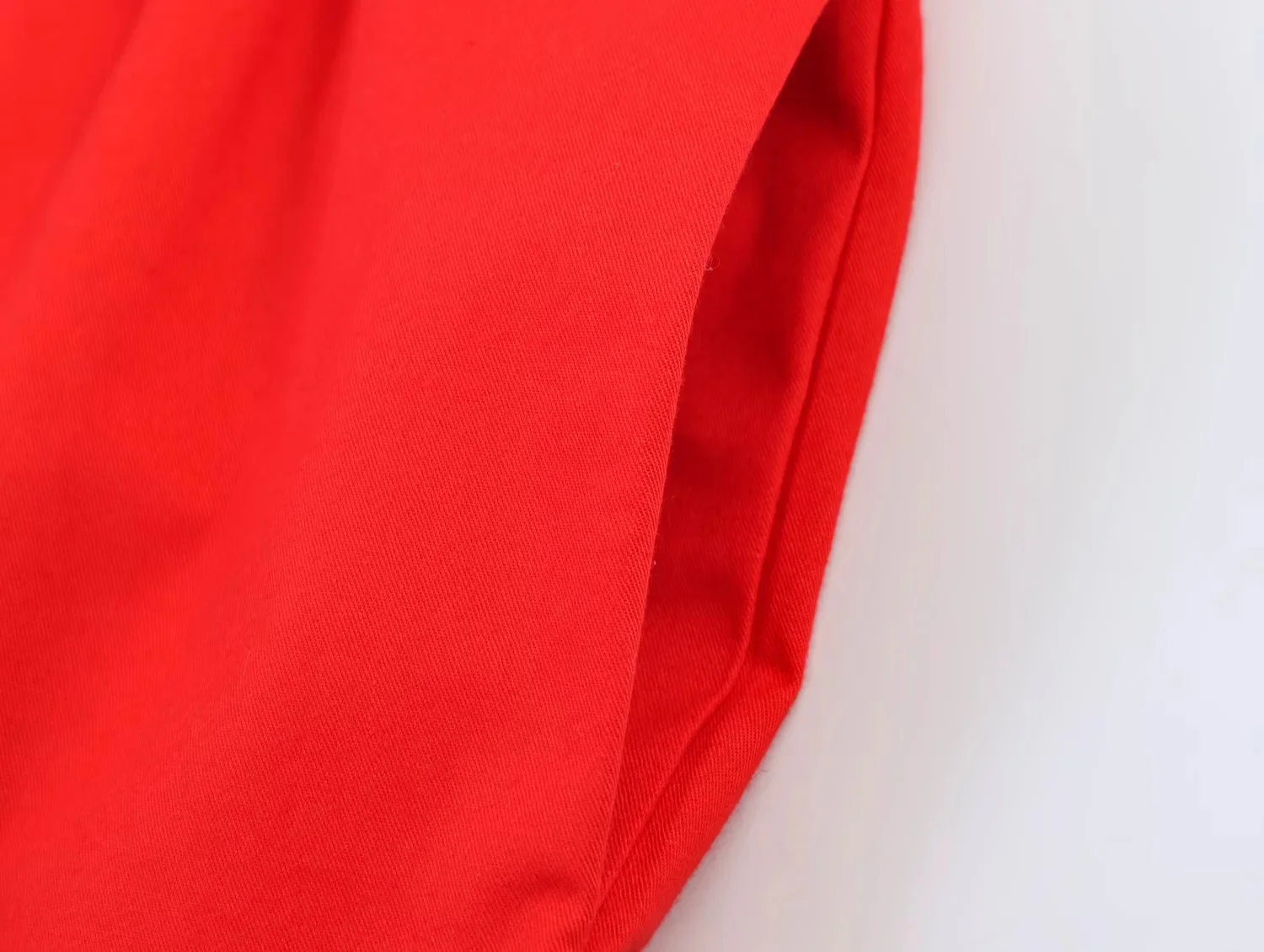 KONDALA Elegant Chic Red Midi Skirt Set Women Minimalist Trendy Puff Sleeve Shirt, Drawstring Skirt 2026 Spring Lady Leisure Set