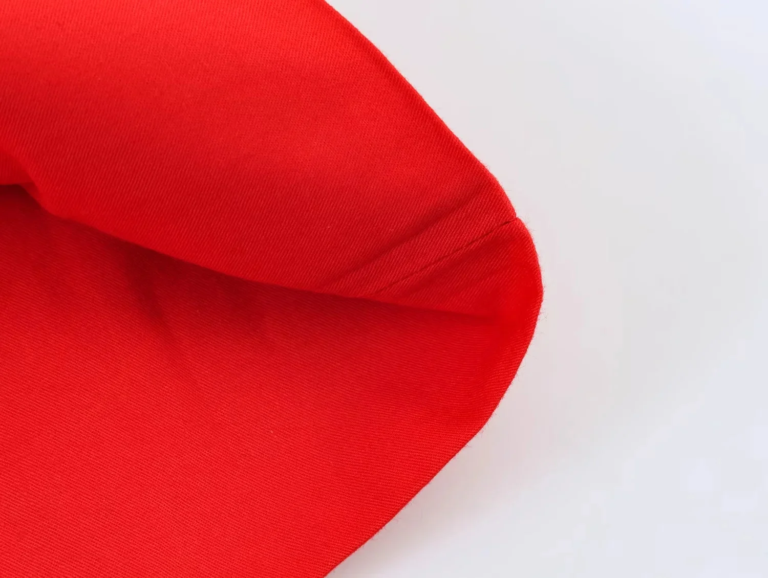 KONDALA Elegant Chic Red Midi Skirt Set Women Minimalist Trendy Puff Sleeve Shirt, Drawstring Skirt 2026 Spring Lady Leisure Set