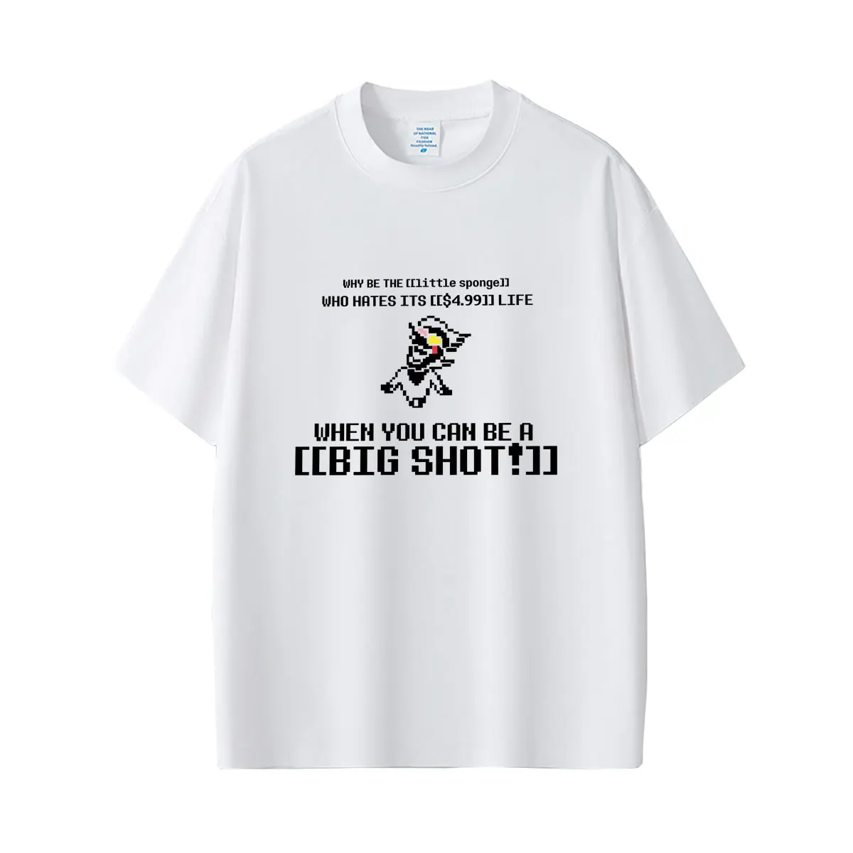 Game Deltarune Spamton Funny Meme T Shirts Men Women Clothing Casual Humor T-shirt Summer Unisex High Quality Soft Cotton Tshirt