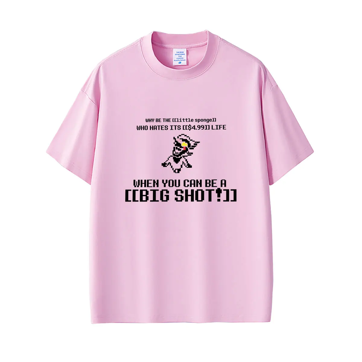Game Deltarune Spamton Funny Meme T Shirts Men Women Clothing Casual Humor T-shirt Summer Unisex High Quality Soft Cotton Tshirt