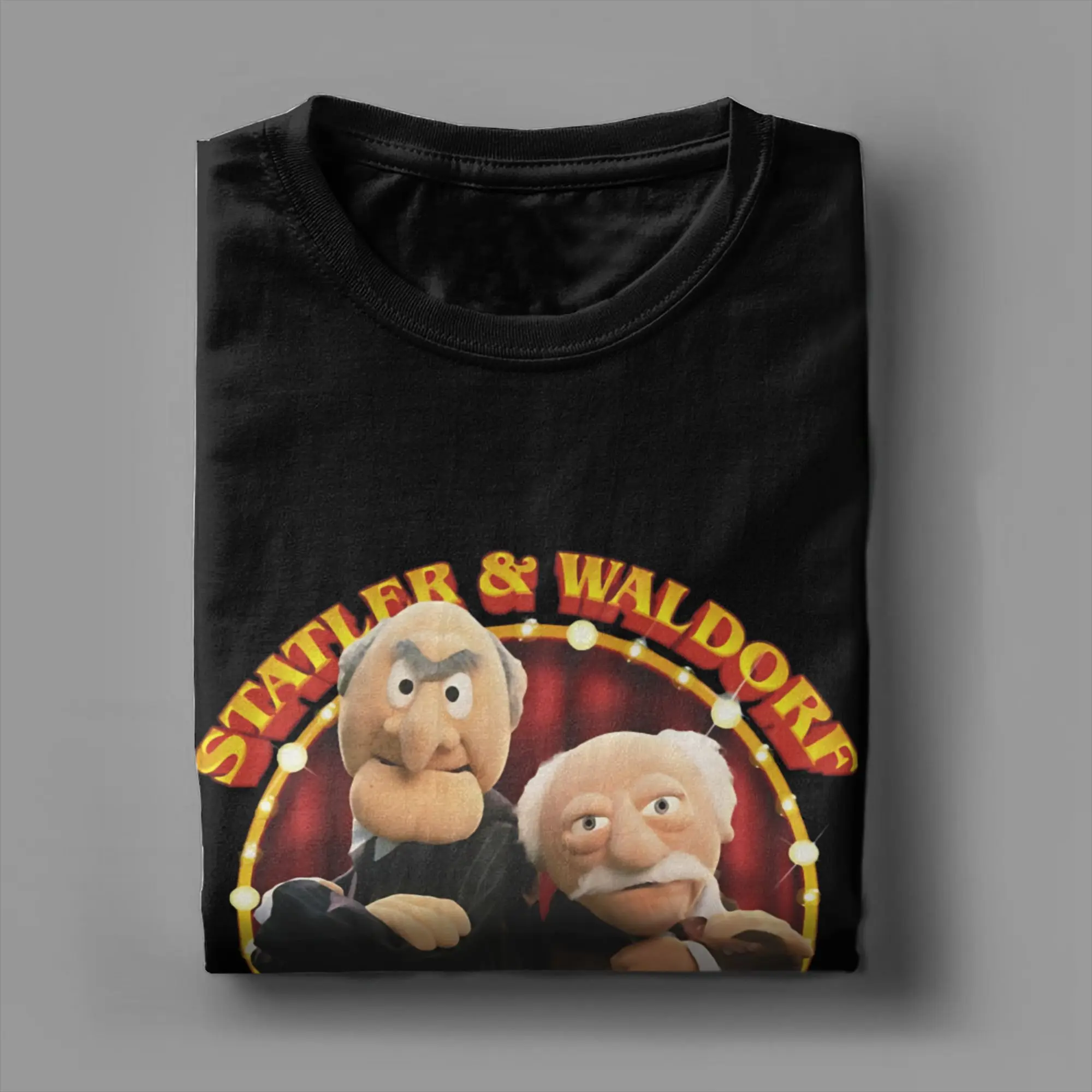 Trolling 76 Statler And Waldorf T Shirt Beach T Shirts Men 100 Cotton Breathable Plus Size Clothes Short Sleeve Vintage Tshirt