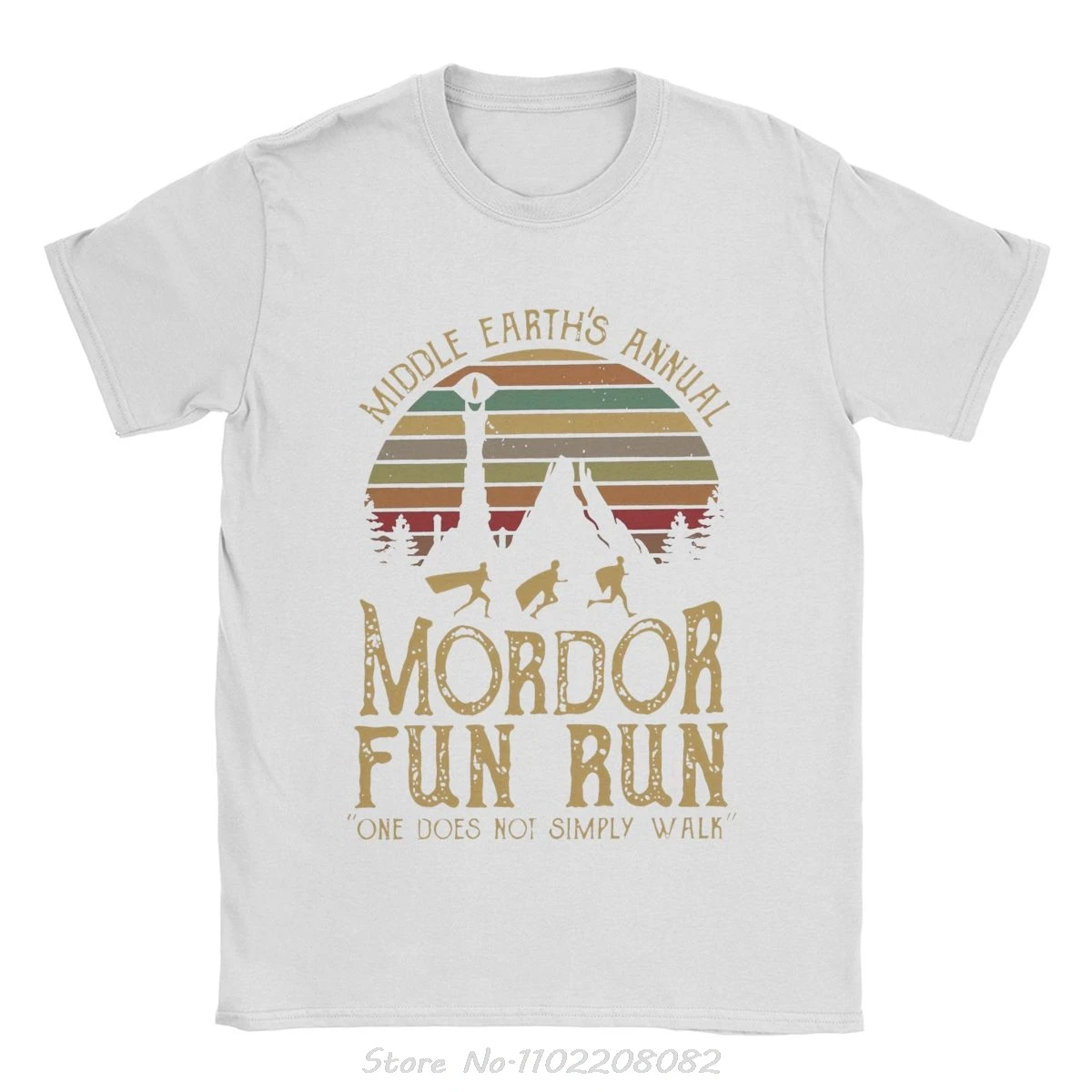 Mordor L-lords Of The R-rings T-shirt Clothing Vintage Short Sleeve Summer O-neck T Shirt Fitness Tshirt