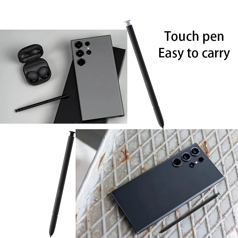 For Samsung Galaxy S23 Ultra S Pen SM-S918B/DS/SM-S918U All Versions(Without Bluetooth) Touch Screen Stylus Pen+Replacement Tips