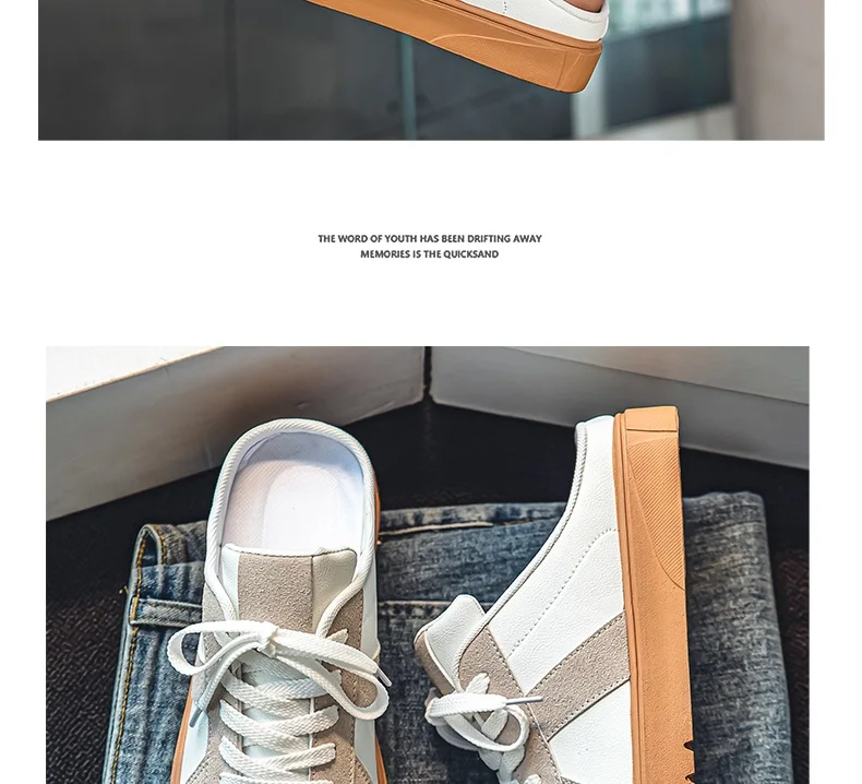 Platform Slippers Men Footwear Casual Sneakers Women Mules Shoes Sports Round Toe Flat Clogs Summer Slip on Shoes for Men