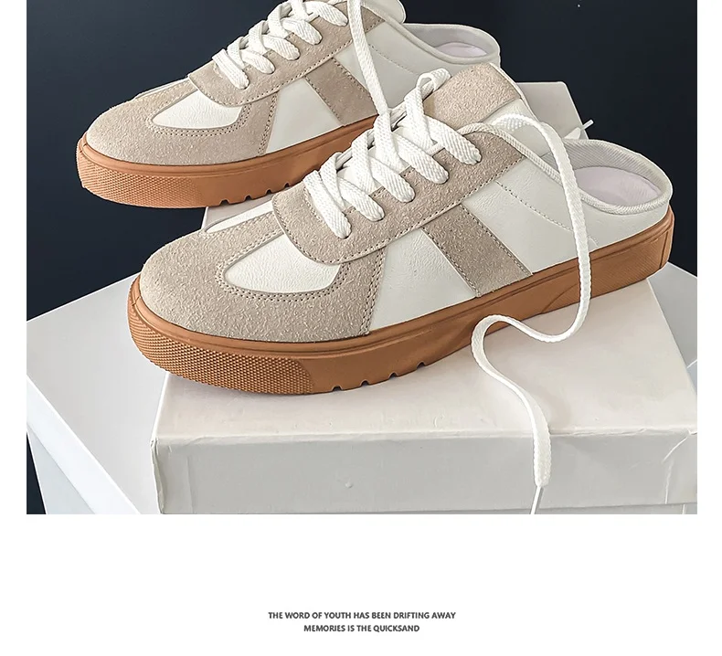 Platform Slippers Men Footwear Casual Sneakers Women Mules Shoes Sports Round Toe Flat Clogs Summer Slip on Shoes for Men