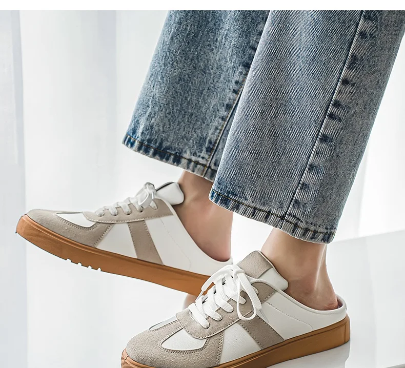 Platform Slippers Men Footwear Casual Sneakers Women Mules Shoes Sports Round Toe Flat Clogs Summer Slip on Shoes for Men